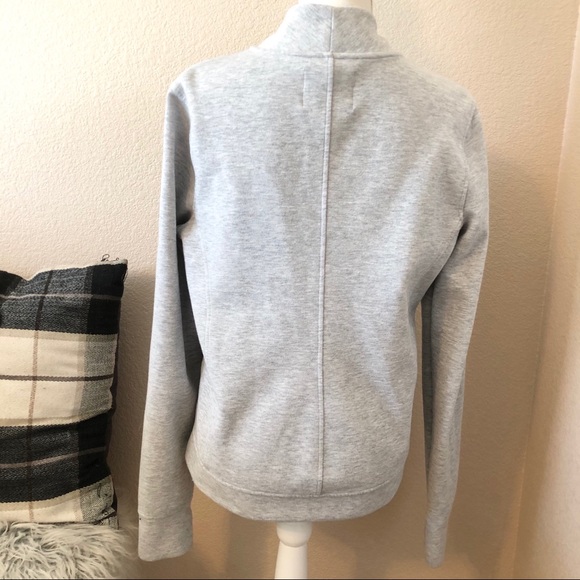 Victoria's Secret sport gray zip up sweater - Picture 2 of 6
